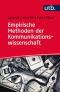 Cover: Empirische Methoden der Kommunikationswissenschaft - UTB