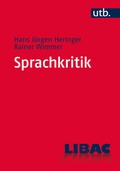Cover: Sprachkritik - UTB