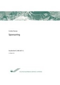 Cover: Sponsoring - Agentur f&uuml;r wissenschaftliche Weiterbildung und Wissenstransfer e.V. an der Technischen Hochschule Brandenburg