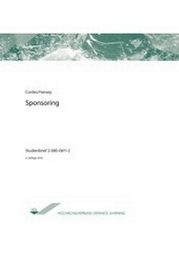 Enlarge image Cover: Sponsoring - Agentur für wissenschaftliche Weiterbildung und Wissenstransfer e.V. an der Technischen Hochschule Brandenburg