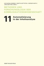 Cover: Automatisierung in der Inhaltsanalyse - Herbert von Halem Verlag