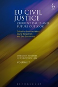 Cover: EU Civil Justice - Hart Publishing