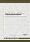 Cover: Materials Science and Intelligent Technologies Applications - Trans Tech Publications Ltd