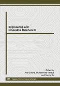 Cover: Engineering and Innovative Materials III - Trans Tech Publications Ltd