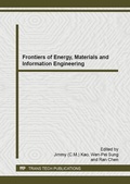 Cover: Frontiers of Energy, Materials and Information Engineering - Trans Tech Publications Ltd