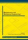 Cover: Mechatronics and Mechanical Engineering I - Trans Tech Publications Ltd
