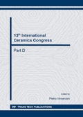 Cover: 13th International Ceramics Congress - Part D - Trans Tech Publications Ltd
