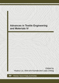 Enlarge image Cover: Advances in Textile Engineering and Materials IV - Trans Tech Publications Ltd