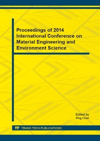 Enlarge image Cover: Proceedings of 2014 International Conference on Material Engineering and Environment Science - Trans Tech Publications Ltd