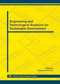 Enlarge image Cover: Engineering and Technological Solutions for Sustainable Development - Trans Tech Publications Ltd