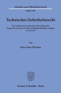Abbildung von: Technisches Sicherheitsrecht - fibre