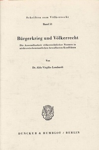 Abbildung von: Bürgerkrieg und Völkerrecht - fibre