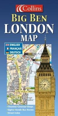 Abbildung von: London Big Ben Map - Collins
