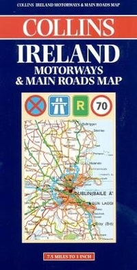 Abbildung von: Motorways and Main Roads Map Ireland - Collins