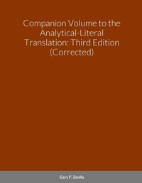 Bild: Companion Volume to the Analytical-Literal Translation: Third Edition - Gary F. Zeolla