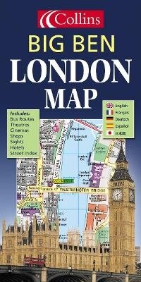 Abbildung von: London Big Ben Map - Collins