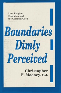 Enlarge image Cover: Boundaries Dimly Perceived - University of Notre Dame Press