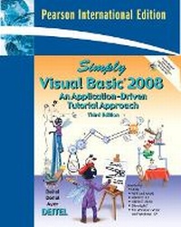 Abbildung von: Simply Visual Basic 2008 - Pearson