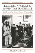 Cover: Excluded Ancestors, Inventible Traditions - University of Wisconsin Press