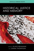 Cover: Historical Justice and Memory - University of Wisconsin Press