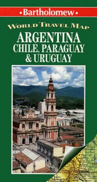 Abbildung von: Argentina, Chile, Paraguay and Uruguay Map - Collins