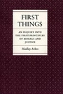 Cover: First Things - Princeton University Press