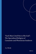 Cover: "Each Man Cried Out to His God" - Scholars Press