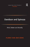 Cover: Davidson and Spinoza - Routledge