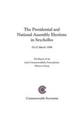 Cover: Commonwealth Election Observer Group Reports: Presidential and National Assembly Elections in Seychelles, March 1998 - Commonwealth Secretariat
