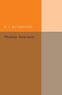 Abbildung von: Modular Invariants - Cambridge University Press