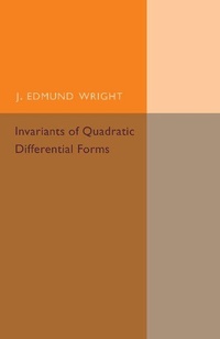Abbildung von: Invariants of Quadratic Differential Forms - Cambridge University Press