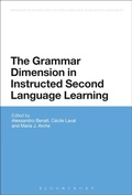 Cover: The Grammar Dimension in Instructed Second Language Learning - Bloomsbury Academic