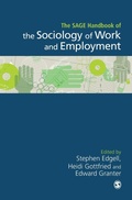 Cover: The SAGE Handbook of the Sociology of Work and Employment - SAGE Publications Ltd