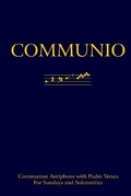 Cover: Communio: Communion Antiphons with Psalms (softcover) - Church Music Association of America