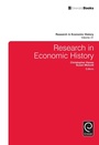Cover: Research in Economic History - Emerald Publishing Limited
