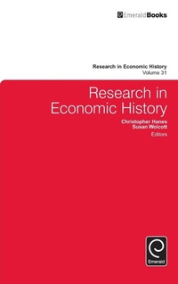 Enlarge image Cover: Research in Economic History - Emerald Group Publishing Limited
