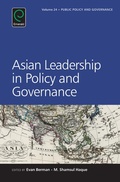 Cover: Asian Leadership in Policy and Governance - Emerald Publishing Limited