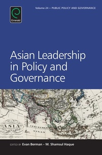 Enlarge image Cover: Asian Leadership in Policy and Governance - Emerald Publishing Limited