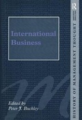 Cover: International Business - Dartmouth Publishing Co Ltd