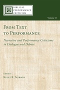 Cover: From Text to Performance - Wipf and Stock Publishers