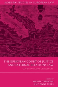 Abbildung von: The European Court of Justice and External Relations Law - Hart Publishing
