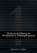 Cover: One and Many in Aristotle's Metaphysics - Parmenides Publishing