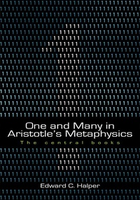 Enlarge image Cover: One and Many in Aristotle's Metaphysics - Parmenides Publishing