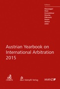 Cover: Austrian Yearbook on International Arbitration 2015 - Manz