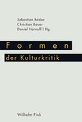 Cover: Formen der Kulturkritik - Brill Deutschland