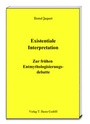 Cover: Existentiale Interpretation - Traugott Bautz