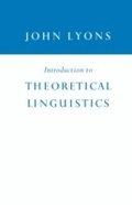 Cover: Introduction to Theoretical Linguistics - Cambridge University Press