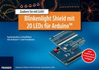 Abbildung von: Blinkenlight Shield mit 20 LEDs für Arduino - FRANZIS GmbH