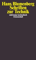 Cover: Schriften zur Technik - Suhrkamp