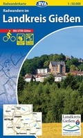 Cover: Radwanderkarte BVA Radwandern im Landkreis Gie&szlig;en 1:50.000, rei&szlig;- und wetterfest, GPS-Tracks Download - BVA BikeMedia